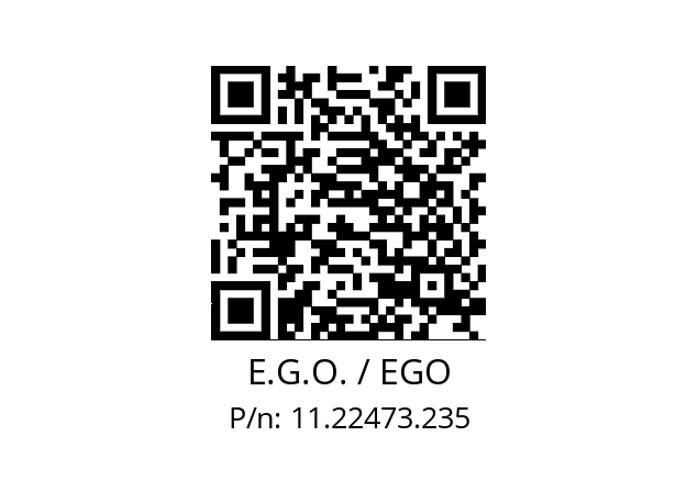   E.G.O. / EGO 11.22473.235