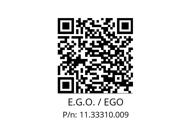   E.G.O. / EGO 11.33310.009