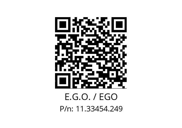   E.G.O. / EGO 11.33454.249