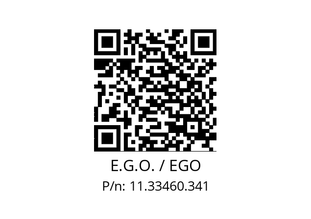   E.G.O. / EGO 11.33460.341