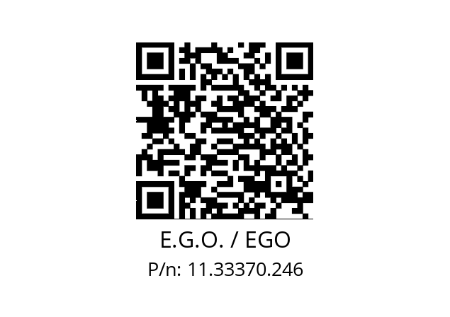   E.G.O. / EGO 11.33370.246