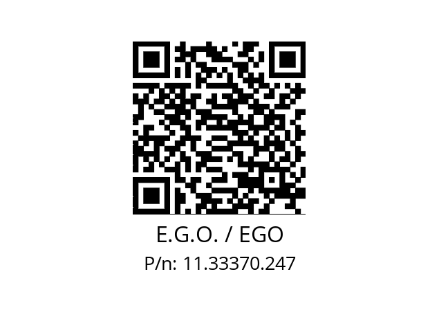   E.G.O. / EGO 11.33370.247