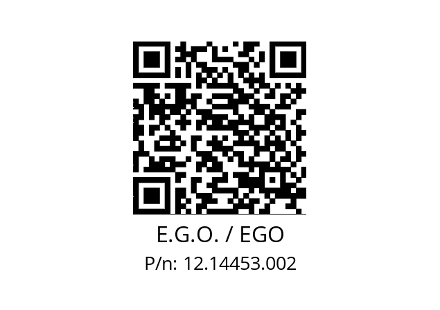   E.G.O. / EGO 12.14453.002