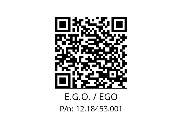   E.G.O. / EGO 12.18453.001