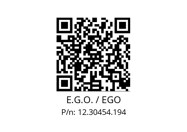   E.G.O. / EGO 12.30454.194