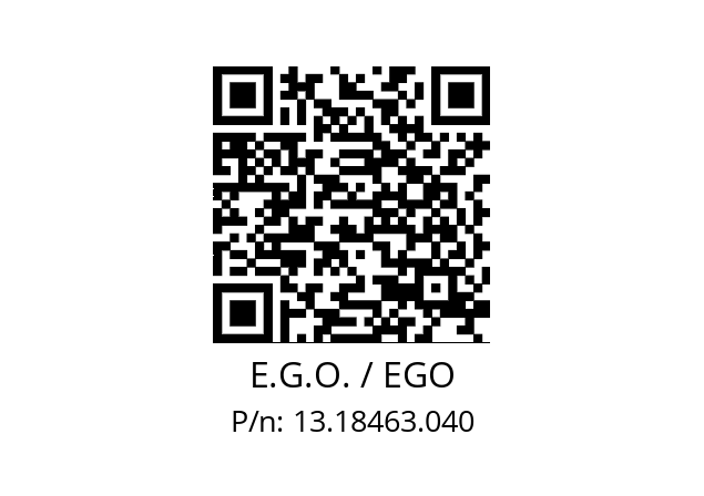   E.G.O. / EGO 13.18463.040