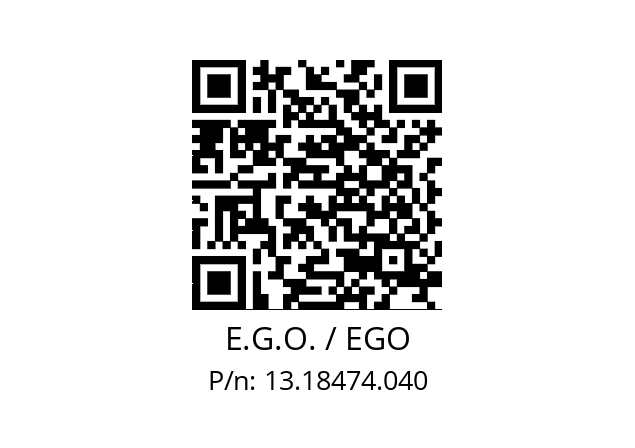   E.G.O. / EGO 13.18474.040