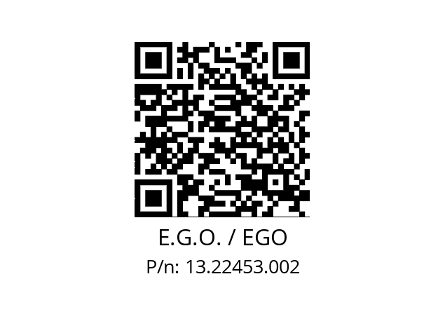   E.G.O. / EGO 13.22453.002