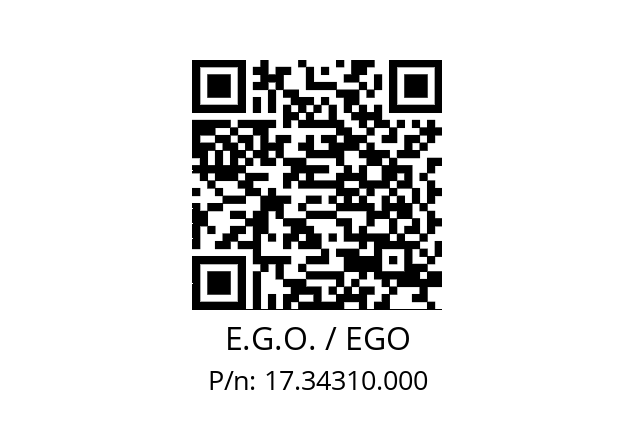   E.G.O. / EGO 17.34310.000