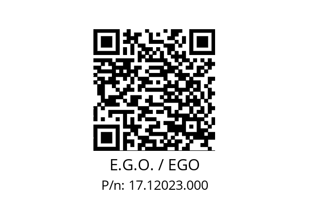   E.G.O. / EGO 17.12023.000