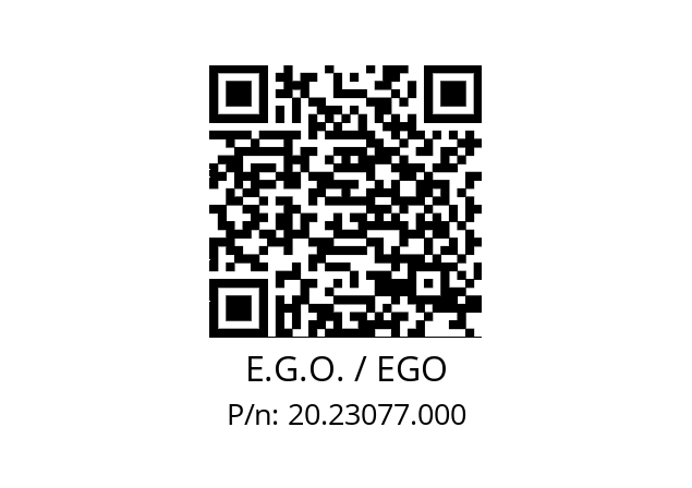   E.G.O. / EGO 20.23077.000