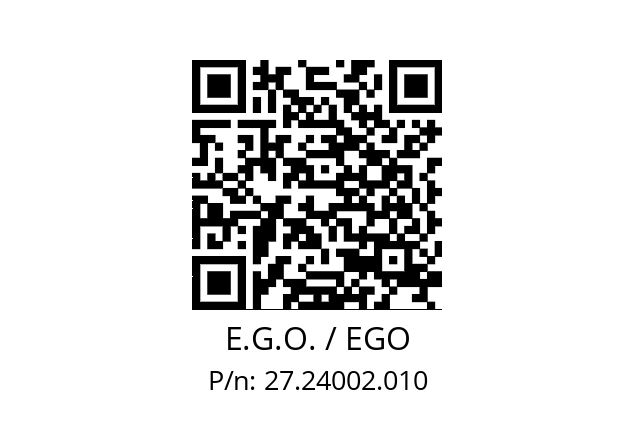   E.G.O. / EGO 27.24002.010