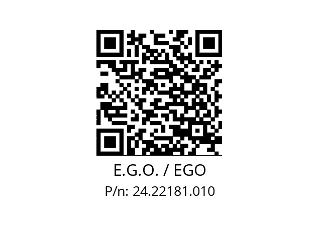   E.G.O. / EGO 24.22181.010