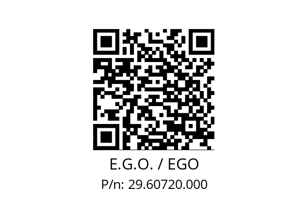   E.G.O. / EGO 29.60720.000