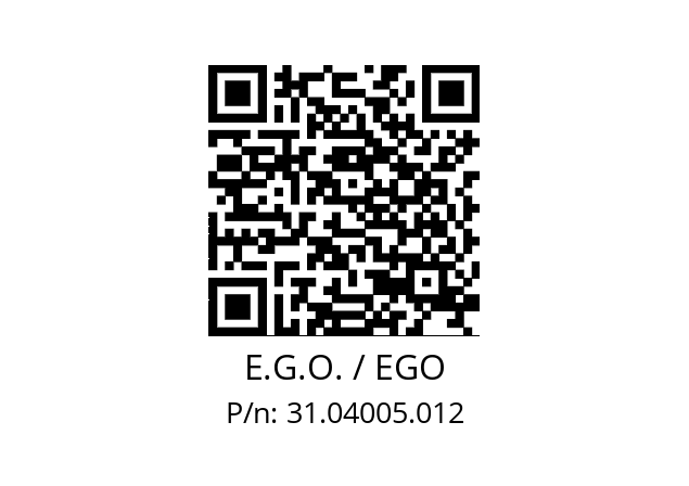   E.G.O. / EGO 31.04005.012