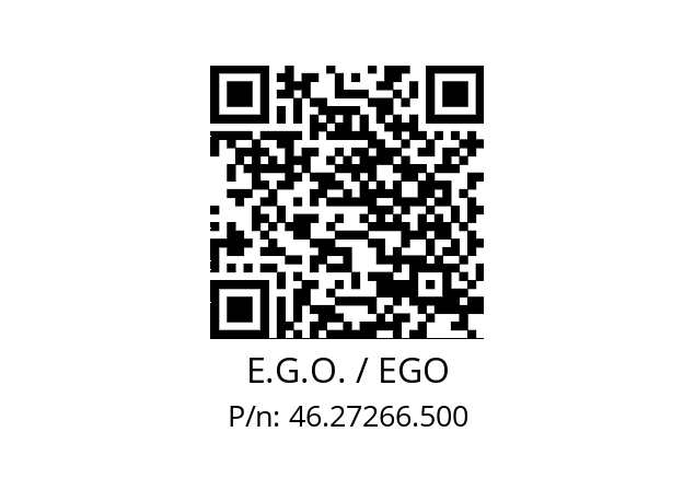   E.G.O. / EGO 46.27266.500