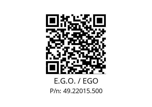   E.G.O. / EGO 49.22015.500