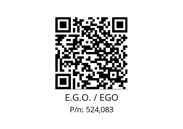   E.G.O. / EGO 524,083