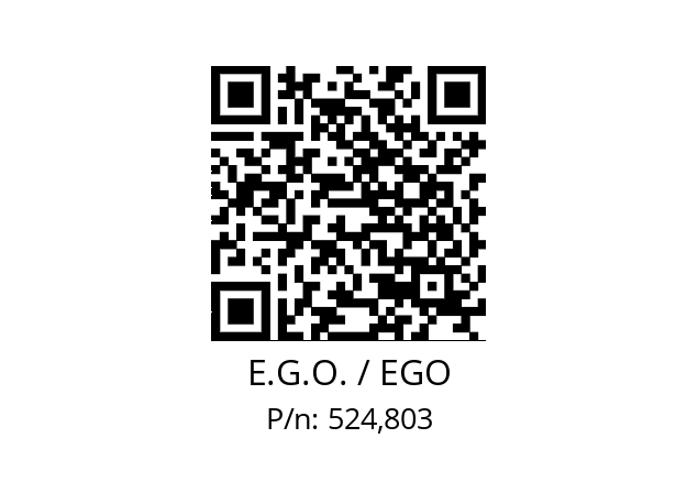   E.G.O. / EGO 524,803