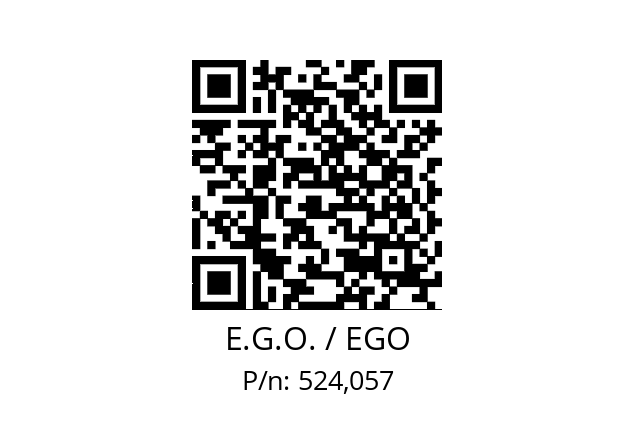   E.G.O. / EGO 524,057