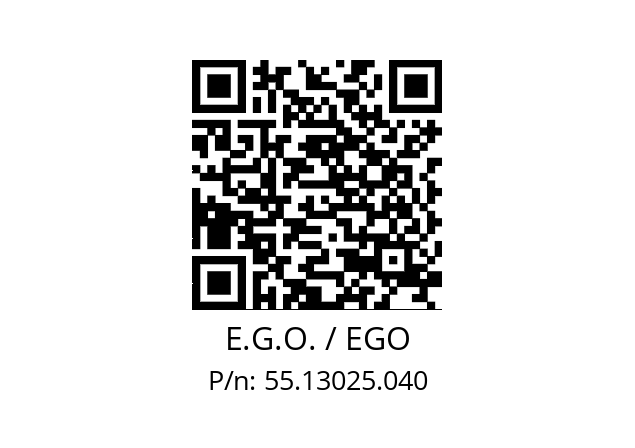   E.G.O. / EGO 55.13025.040