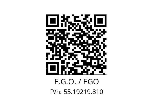   E.G.O. / EGO 55.19219.810