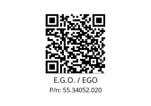   E.G.O. / EGO 55.34052.020