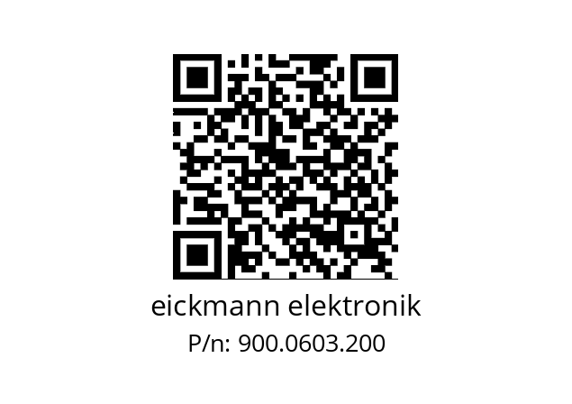   eickmann elektronik 900.0603.200