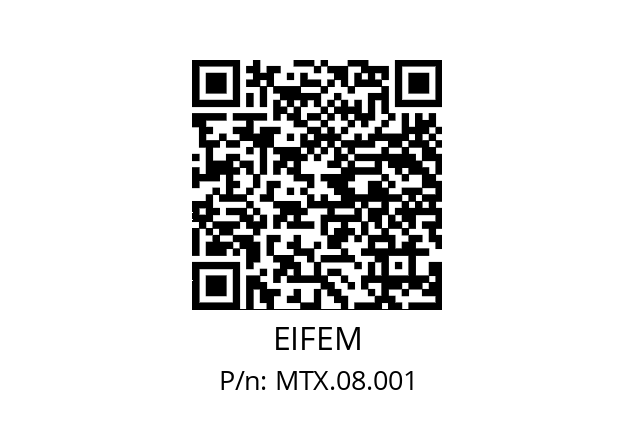   EIFEM MTX.08.001