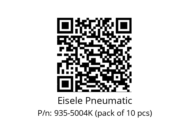   Eisele Pneumatic 935-5004K (pack of 10 pcs)