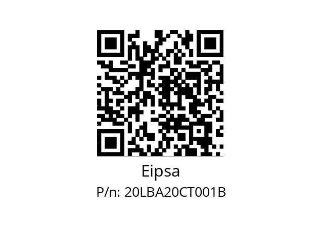   Eipsa 20LBA20CT001B