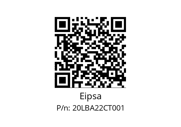   Eipsa 20LBA22CT001