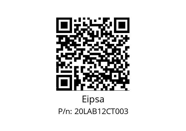   Eipsa 20LAB12CT003