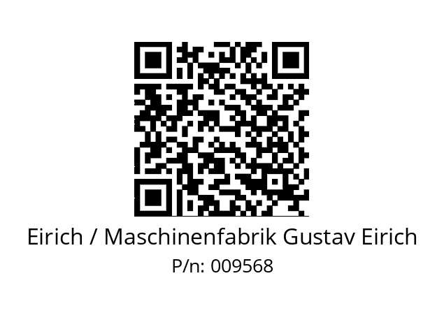   Eirich / Maschinenfabrik Gustav Eirich 009568