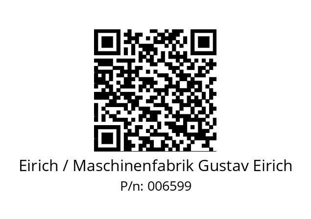   Eirich / Maschinenfabrik Gustav Eirich 006599