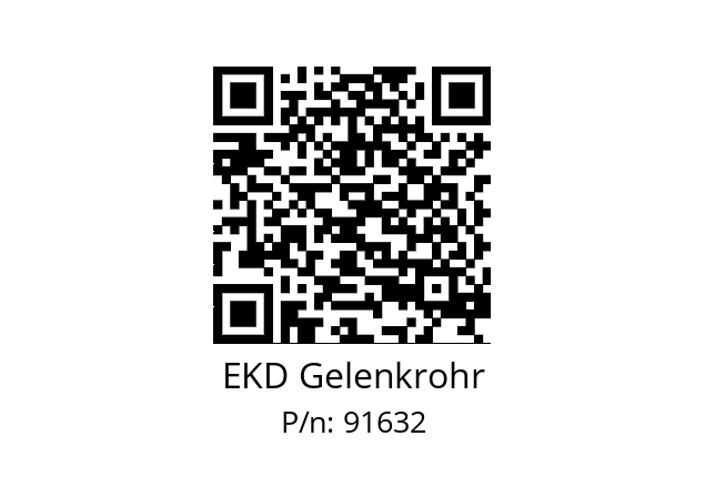   EKD Gelenkrohr 91632