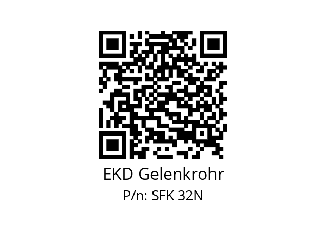   EKD Gelenkrohr SFK 32N