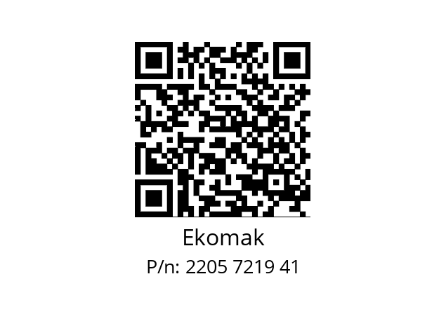   Ekomak 2205 7219 41