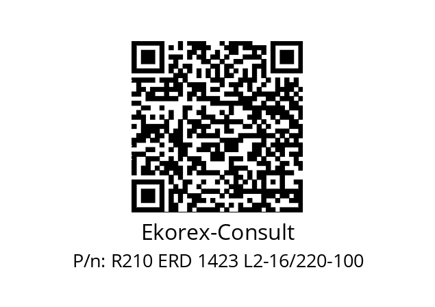   Ekorex-Consult R210 ERD 1423 L2-16/220-100