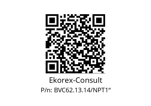   Ekorex-Consult BVC62.13.14/NPT1“