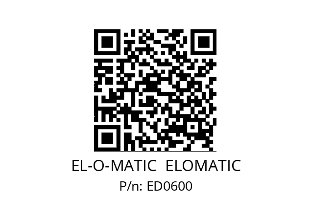   EL-O-MATIC  ELOMATIC ED0600