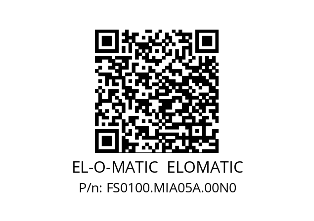   EL-O-MATIC  ELOMATIC FS0100.MIA05A.00N0