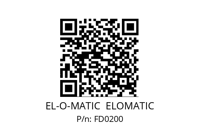   EL-O-MATIC  ELOMATIC FD0200