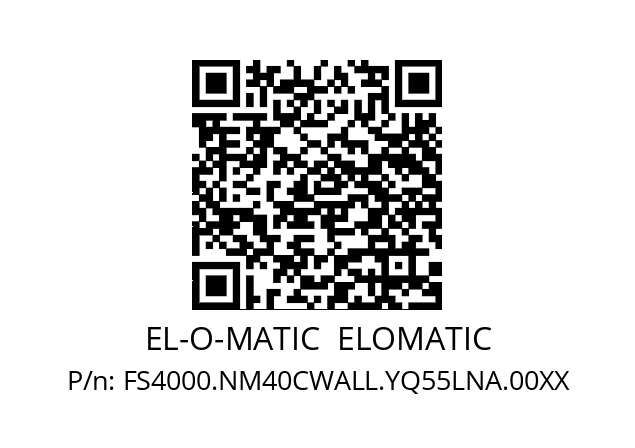   EL-O-MATIC  ELOMATIC FS4000.NM40CWALL.YQ55LNA.00XX