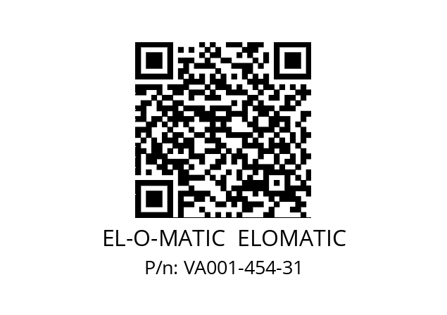   EL-O-MATIC  ELOMATIC VA001-454-31