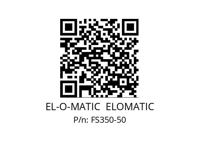   EL-O-MATIC  ELOMATIC FS350-50