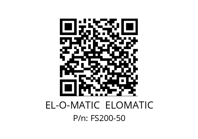   EL-O-MATIC  ELOMATIC FS200-50