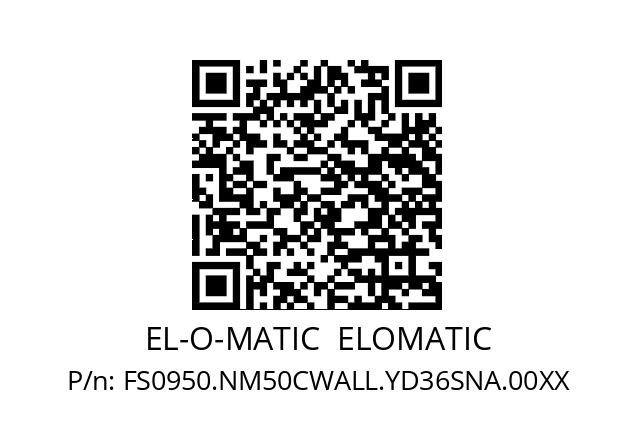   EL-O-MATIC  ELOMATIC FS0950.NM50CWALL.YD36SNA.00XX