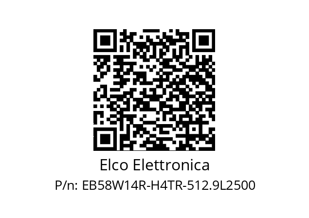   Elco Elettronica EB58W14R-H4TR-512.9L2500