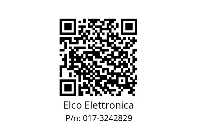   Elco Elettronica 017-3242829